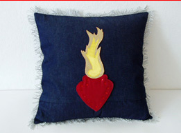 Kissen FLAMING HEART